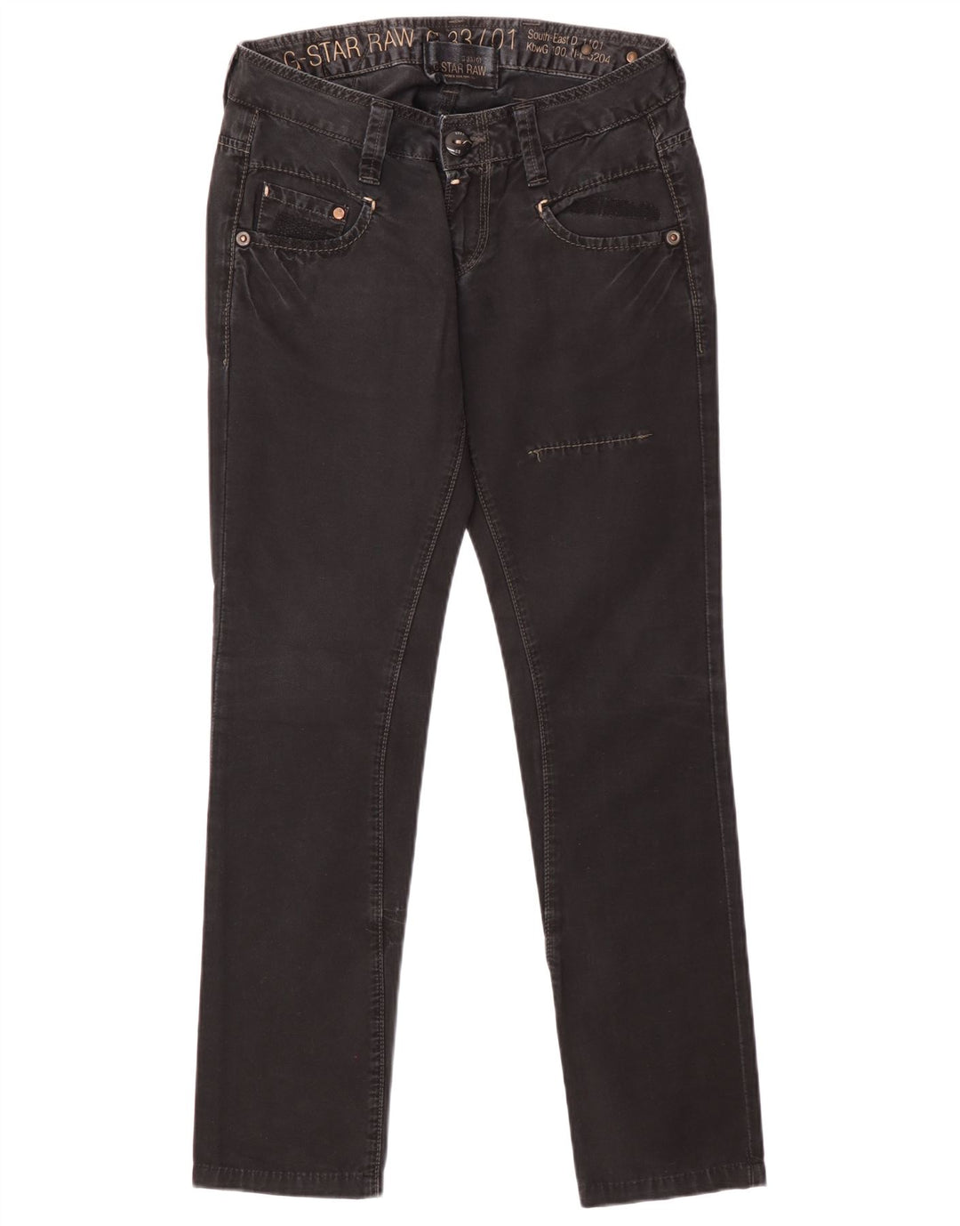 G-Star Dame Slim Jeans W27 L30 Sort Bomuld