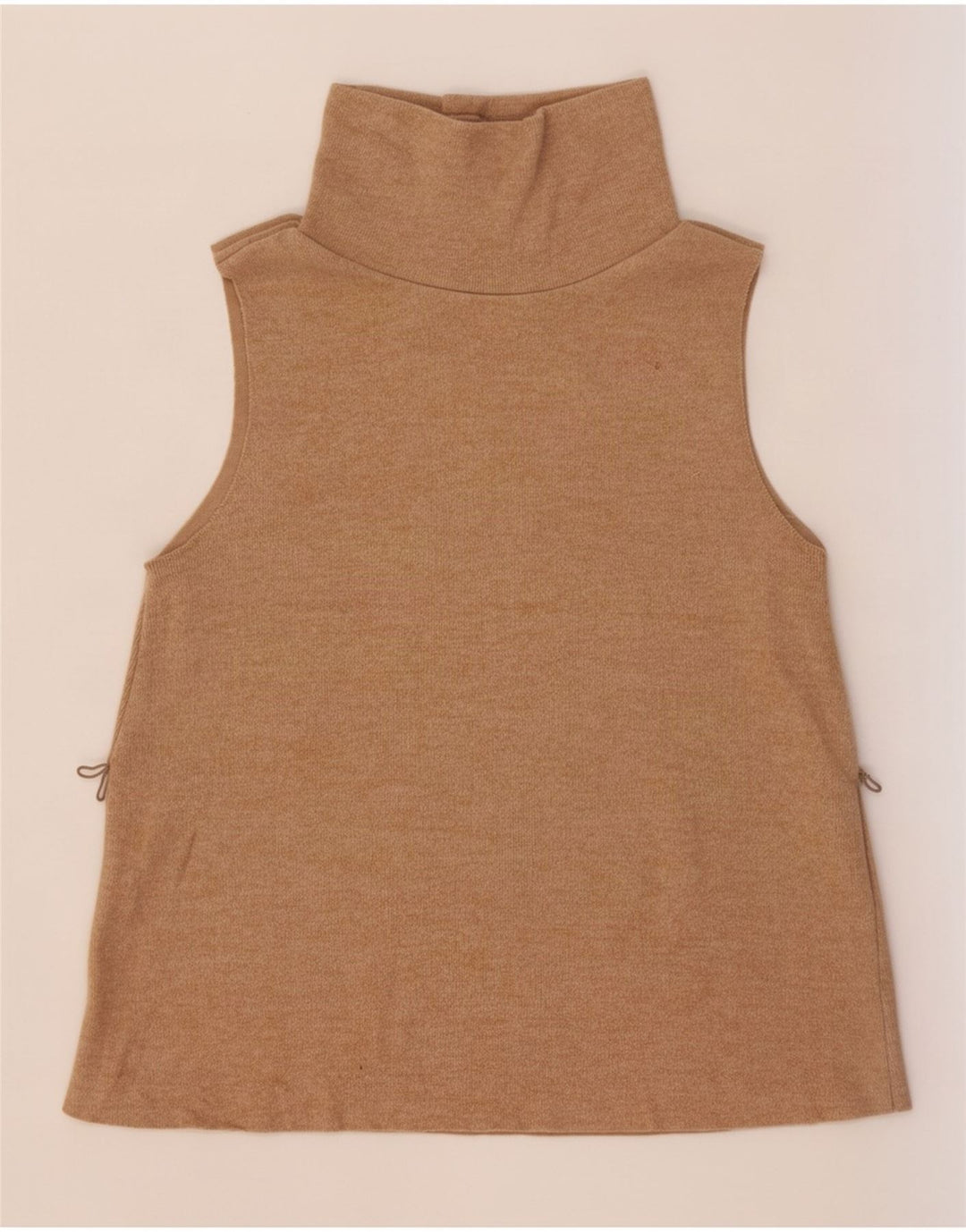 Zara Damevest Top UK 12 Medium Beige Bomuld