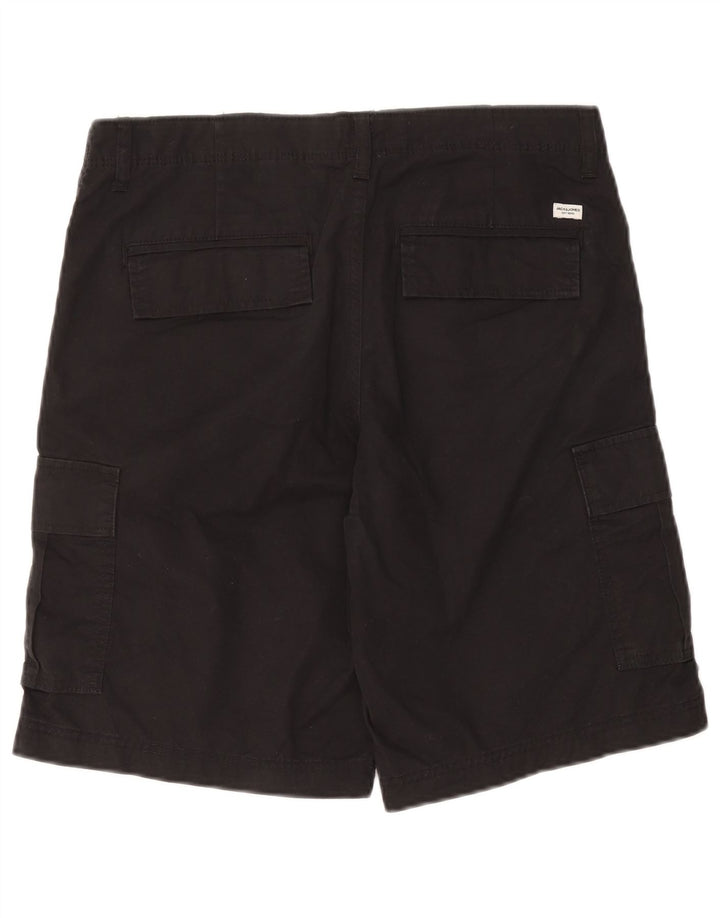 Jack & Jones Herre Cargo Shorts Medium W32 Sort Bomuld
