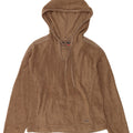 Musto Fleecetrøje med hætte til kvinder UK 12 Medium Brun Polyester