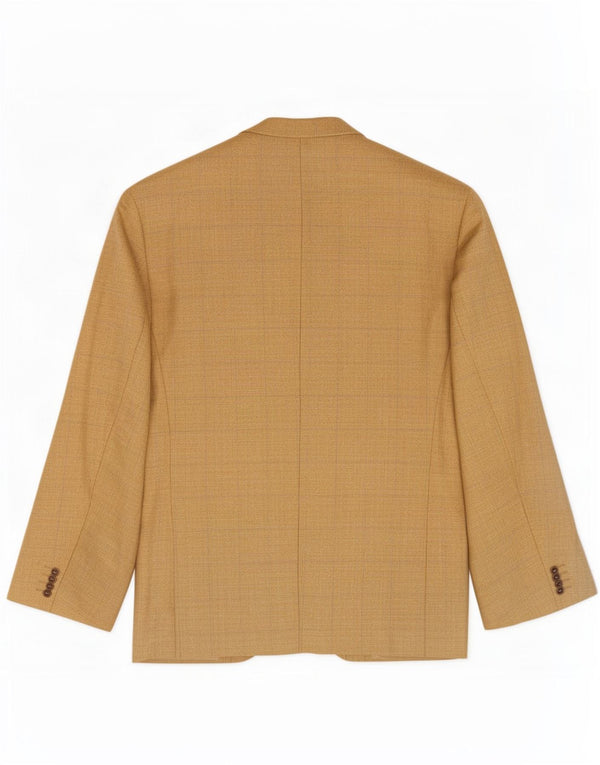 Pierre Cardin Herre 2-knaps blazerjakke UK 42 XL Gul Ternet Ny Uld
