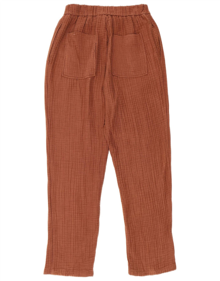 Zara Dame Slim Casual Bukser Medium W28 L28 Brun Bomuld