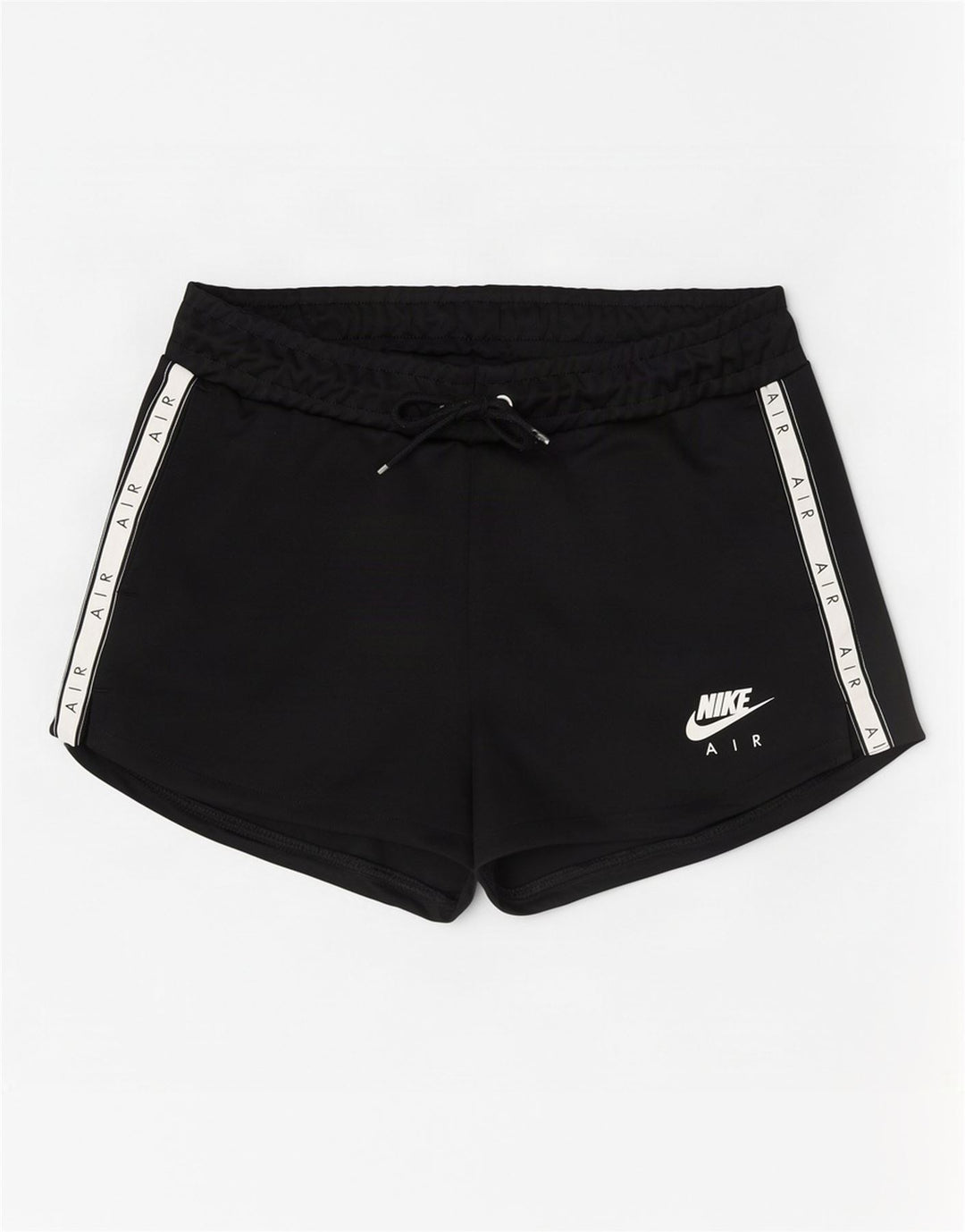 Nike Graphic Sports Shorts til kvinder UK 12 Medium Sort Colourblock Polyester