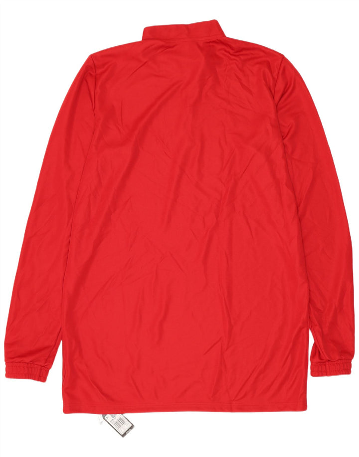 Adidas Herre Aeroready Zip Neck Pullover Træningsdragt Top XL Rød Polyester