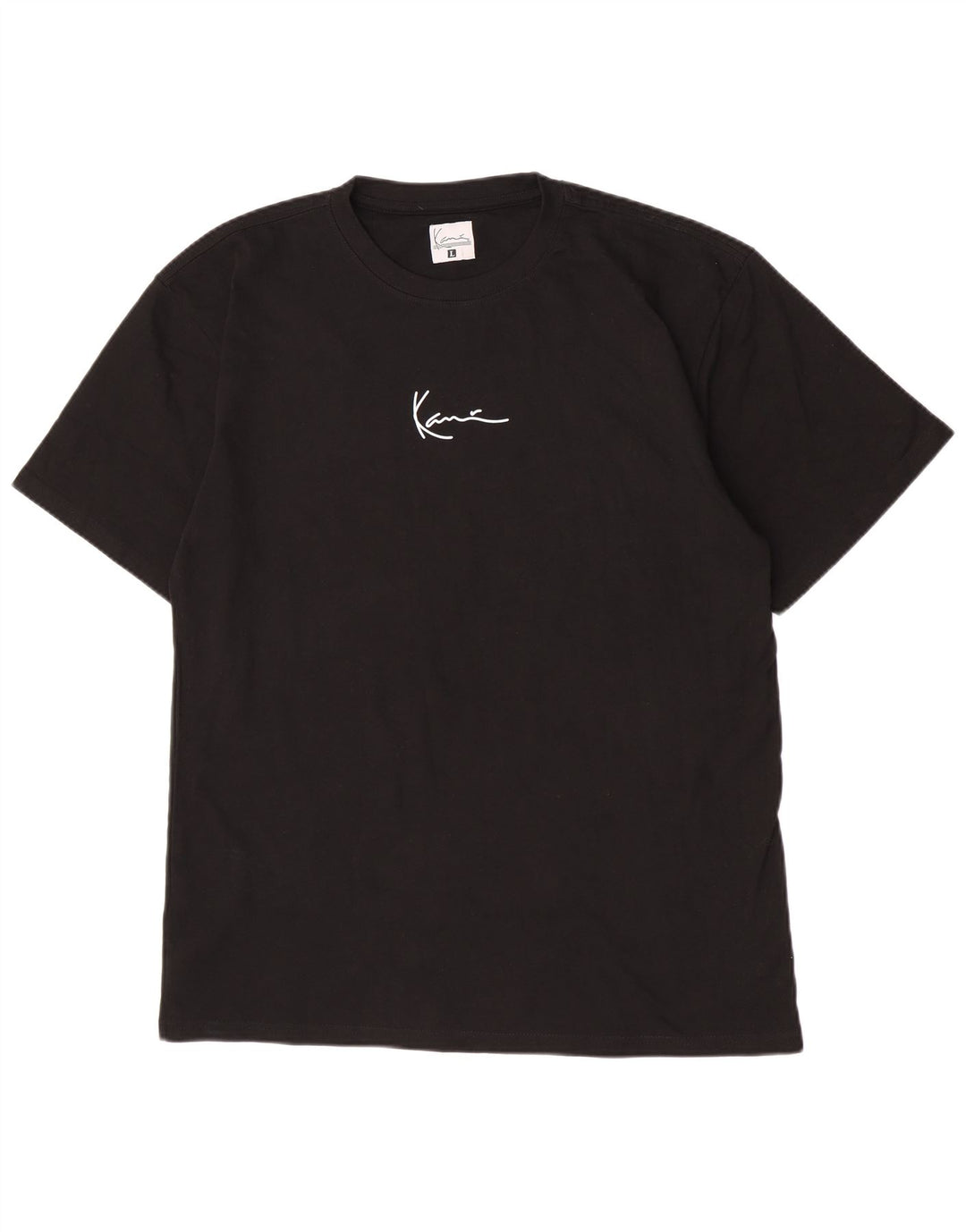 Karl Kani Herre T-Shirt Top Stor Sort Bomuld