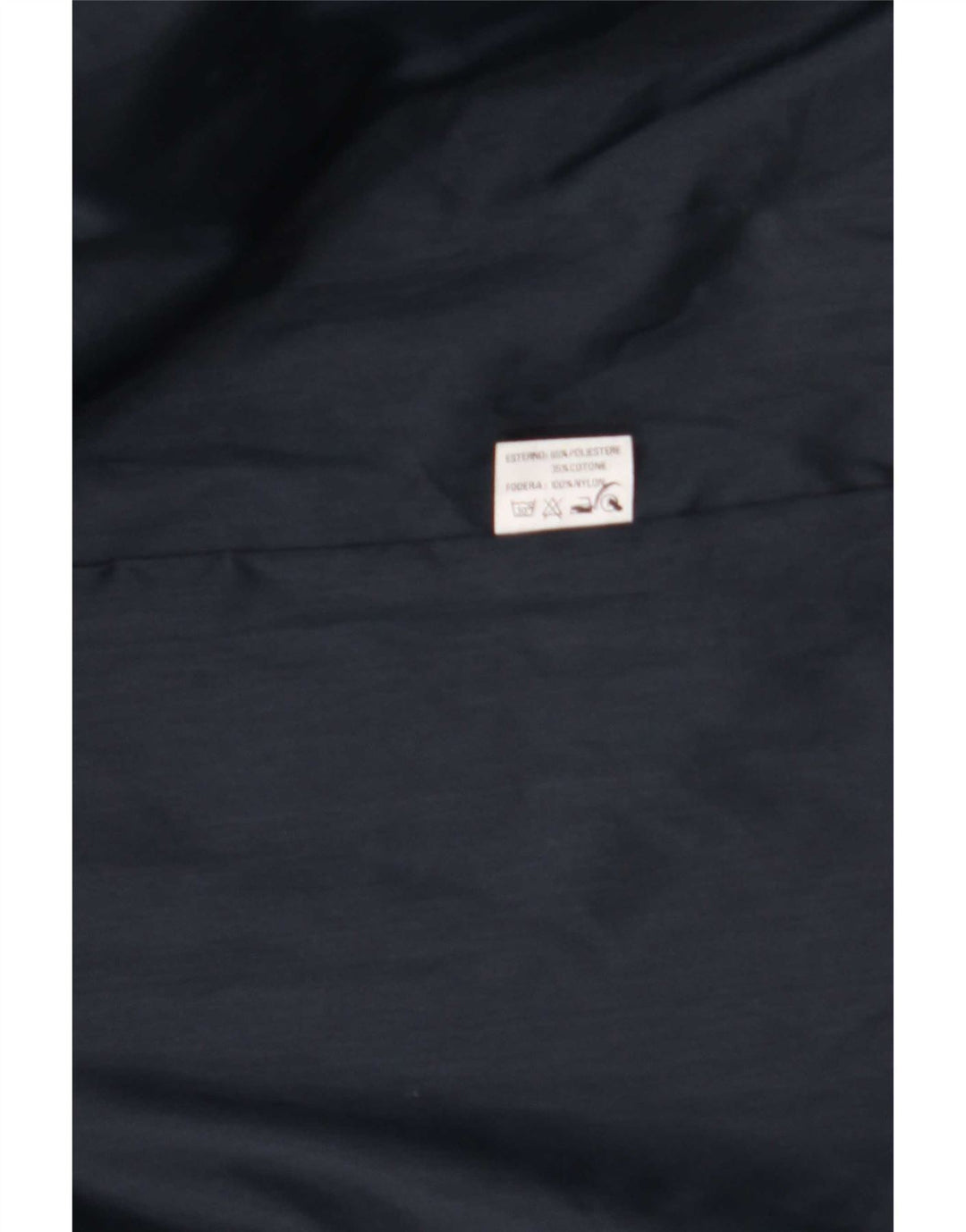 Giramondo Herre Loose Fit Overfrakke UK 38 Medium Navy Blue Polyester