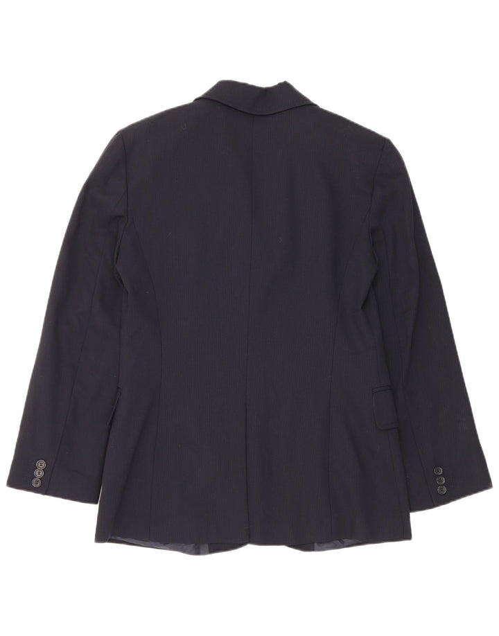 Dolce & Gabbana Dame 3-knaps blazerjakke IT 44 Medium Marineblå
