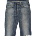 LEE Mens Denim Shorts W28 Small Blue Cotton | Vintage Lee | Thrift | Second-Hand Lee | Used Clothing | Messina Hembry 