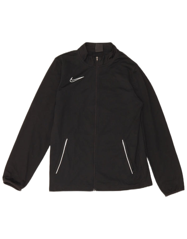 Nike Boys Dri Fit træningsdragt topjakke 13-14 år XL Sort polyester