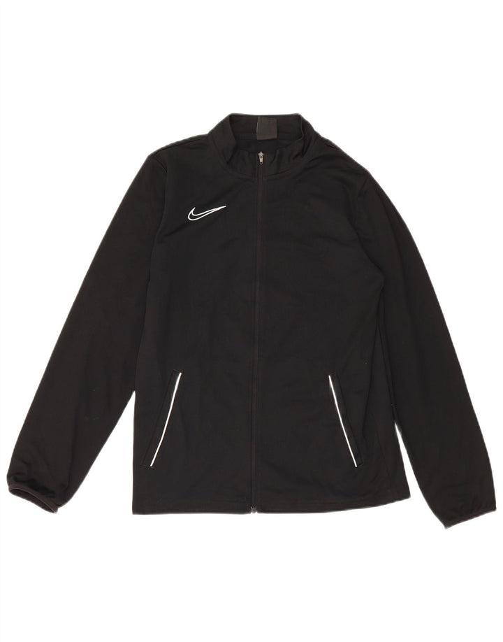 Nike Boys Dri Fit træningsdragt topjakke 13-14 år XL Sort polyester