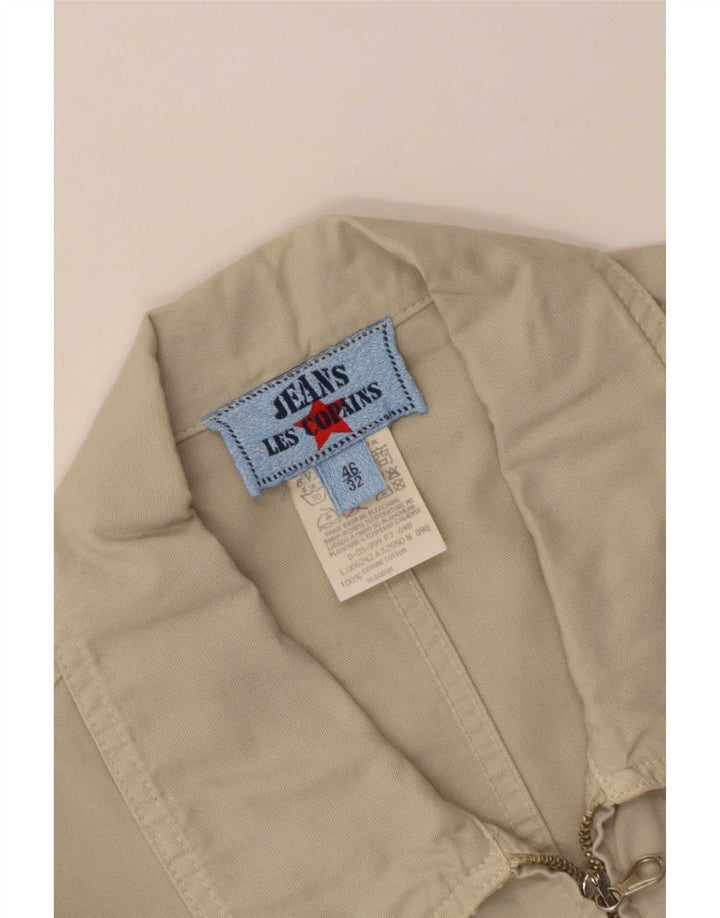 Les Copains Kvinder Utility Jacket IT 46 Stor Beige Bomuld