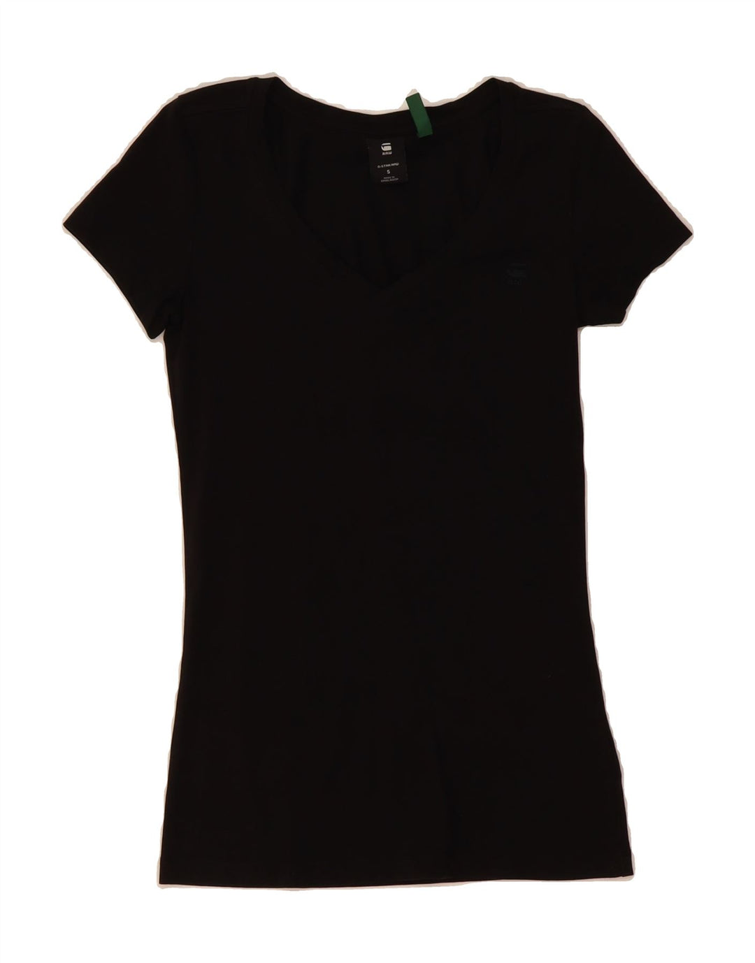 G-STAR Womens T-Shirt Top UK 8 Small Black Cotton Vintage G-Star and Second-Hand G-Star from Messina Hembry 