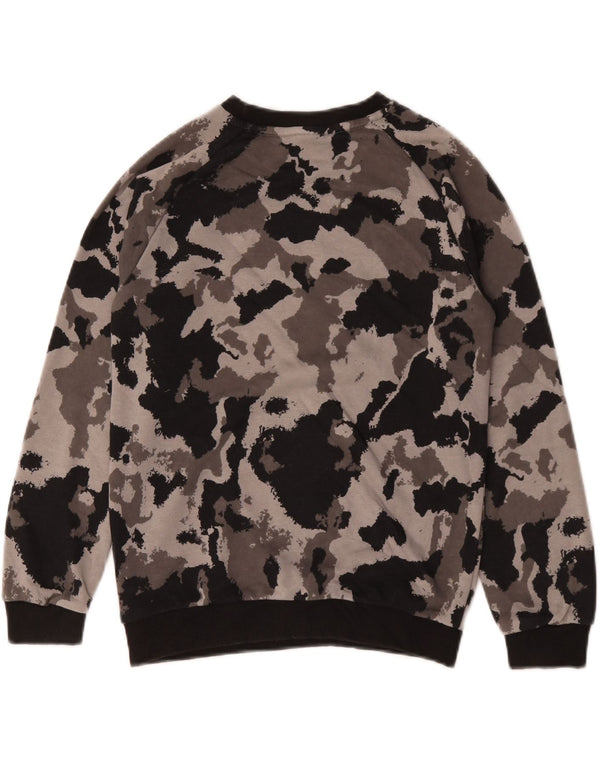 Puma Boys Grafisk Sweatshirt Jumper 11-12 år Grå Camouflage Bomuld