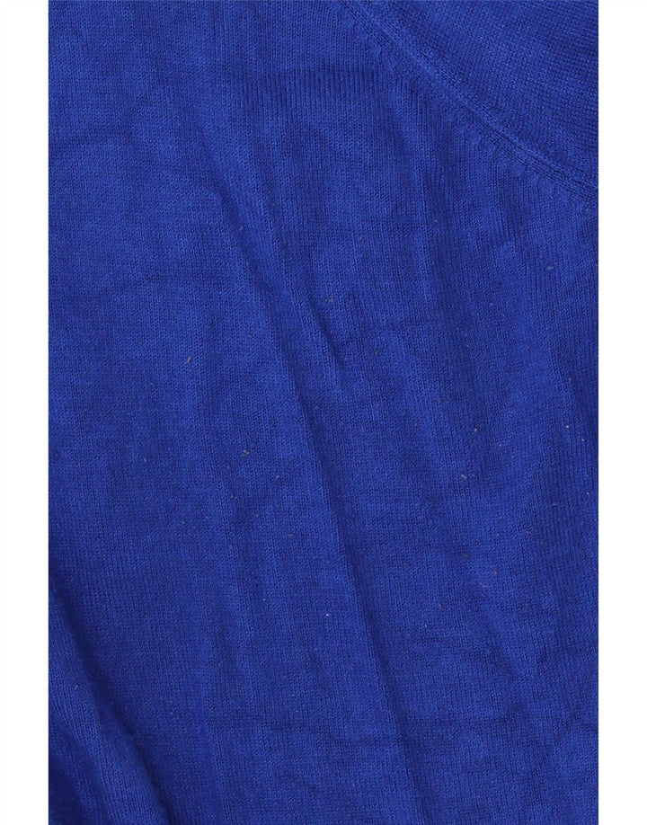 Marks & Spencer Dame Cardigan Sweater UK 20 XL Blå Viscose