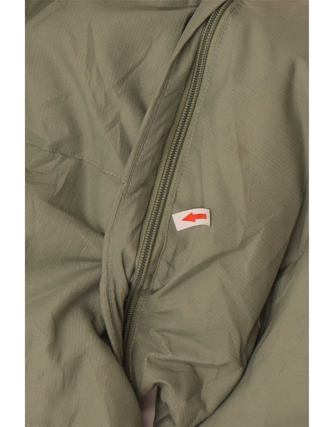 Fila Herre hættepolstret jakke UK 40 Large Green Colourblock Polyester