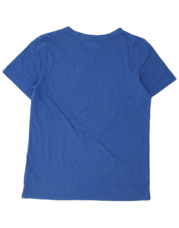 Tommy Hilfiger drenge Regular Fit grafisk T-shirt top 15-16 år blå bomuld