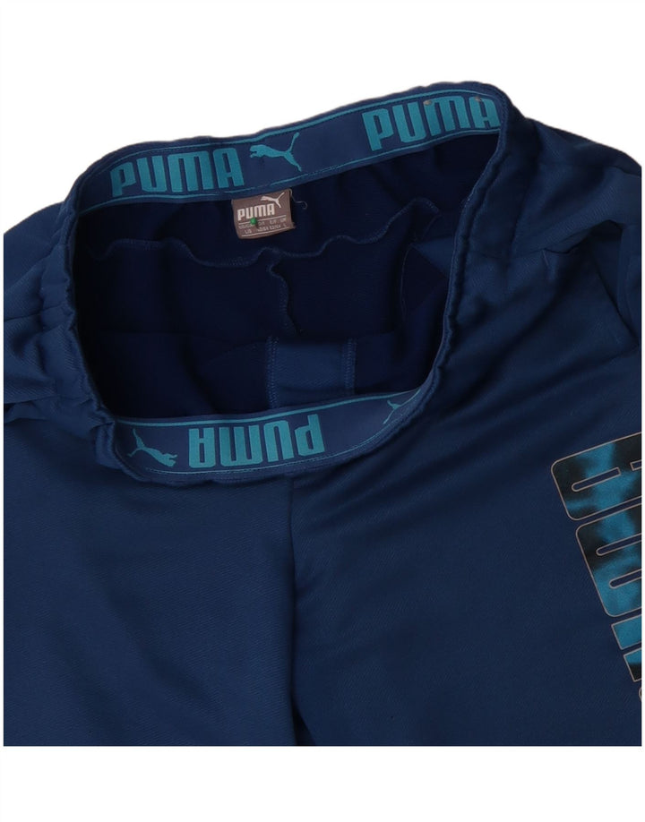 Puma Herre grafiske sportsshorts store blå