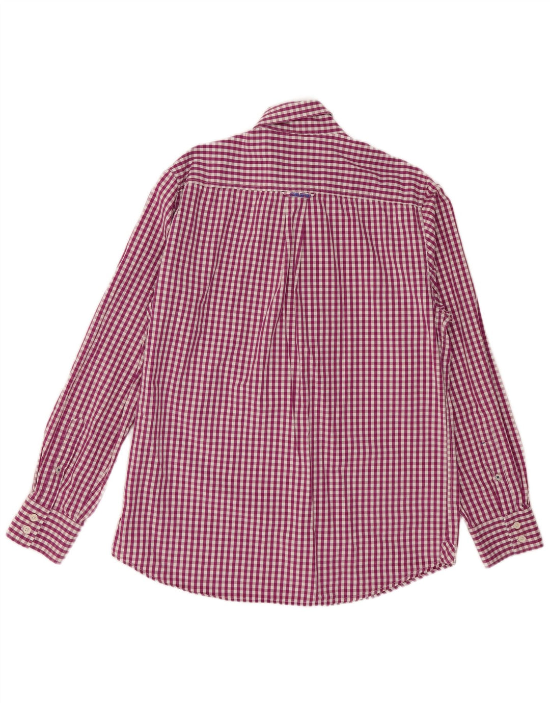 CREW CLOTHING Herre Classic Fit skjorte Stor lilla Gingham Cotton
