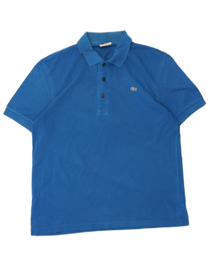 Lacoste Poloskjorte til mænd str. 4 Medium Blå Bomuld
