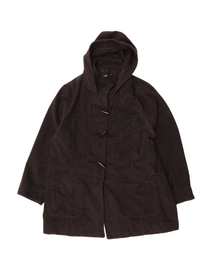 OVS Womens Oversized Hooded Duffle Coat IT 49 XL Grey Polyester