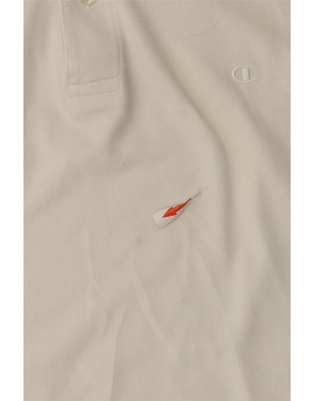 Champion herre poloshirt Medium hvid bomuld