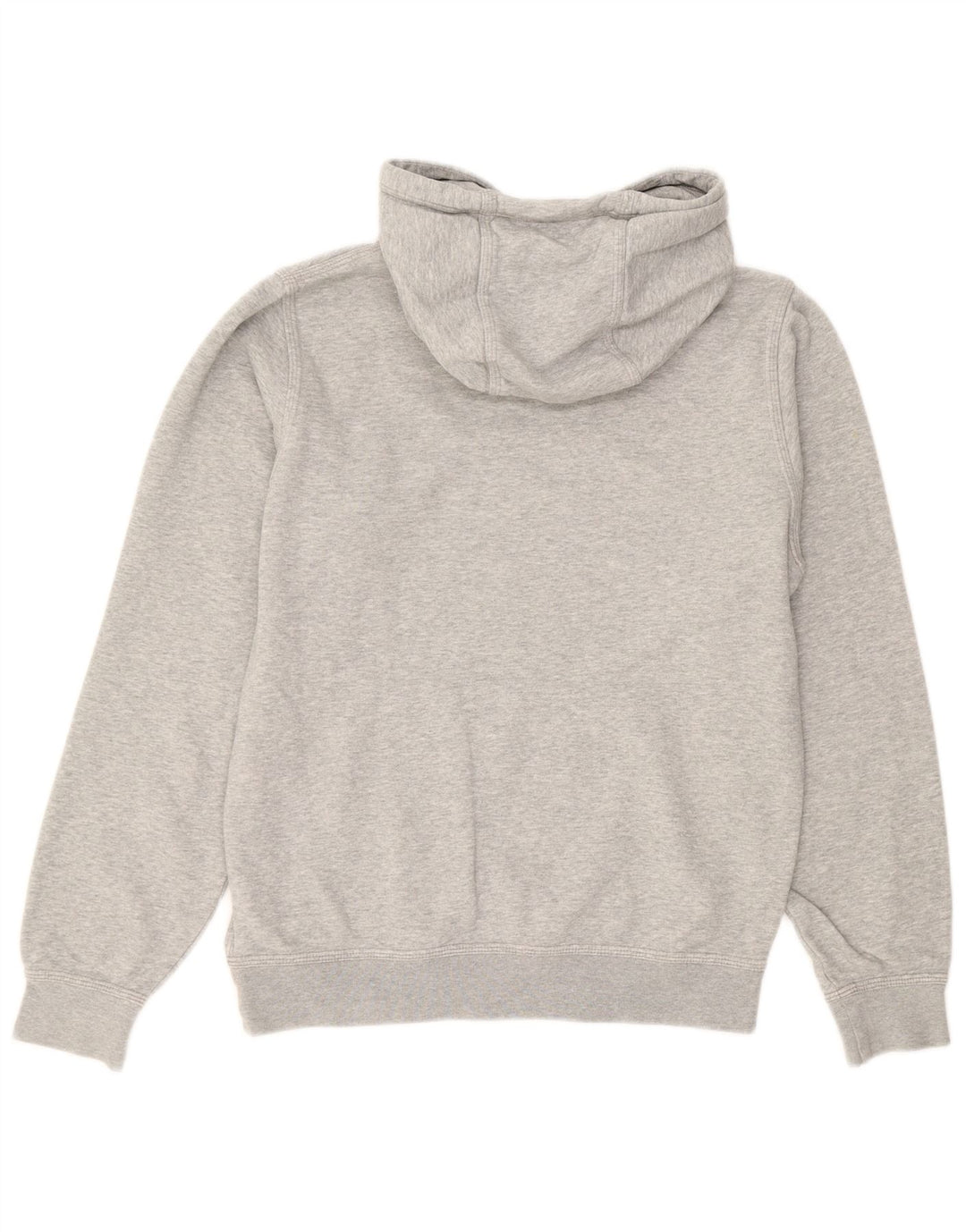NIKE Mens Hoodie Jumper Small Grey Cotton