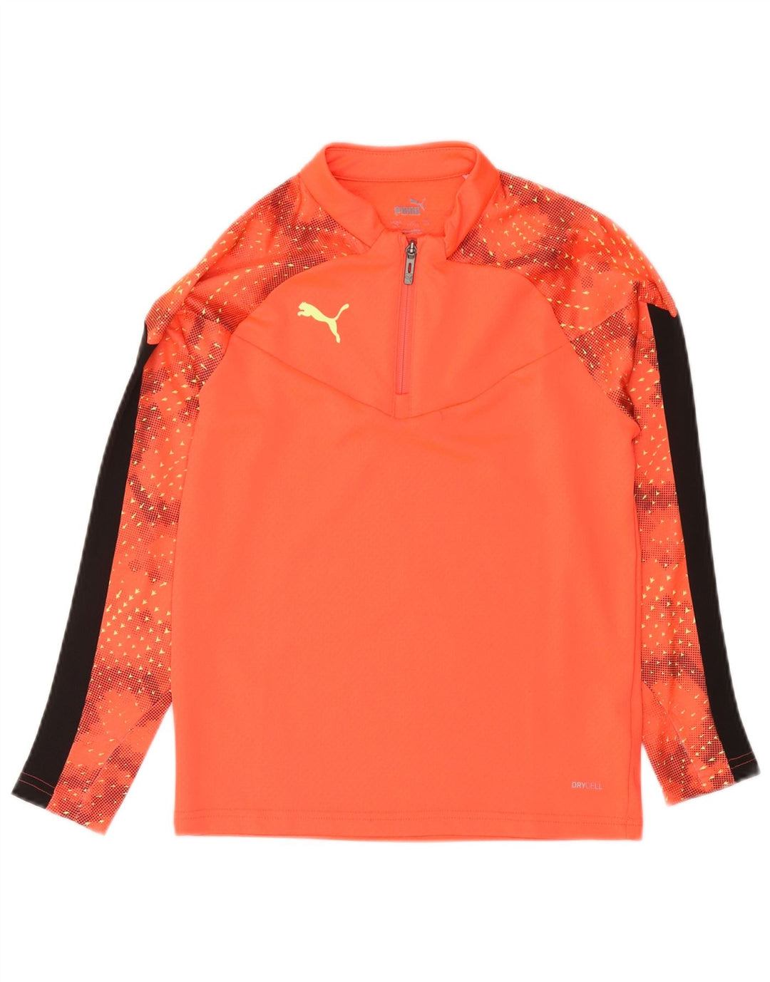 Puma Boys Grafisk Pullover Træningsdragt Top 11-12 år Orange Colourblock