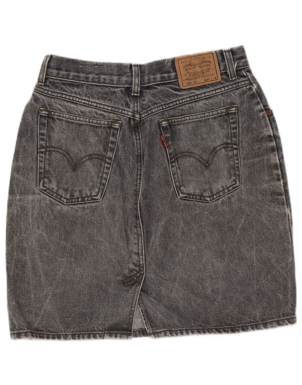 LEVI'S Dame Denim Nederdel W29 Medium Grey
