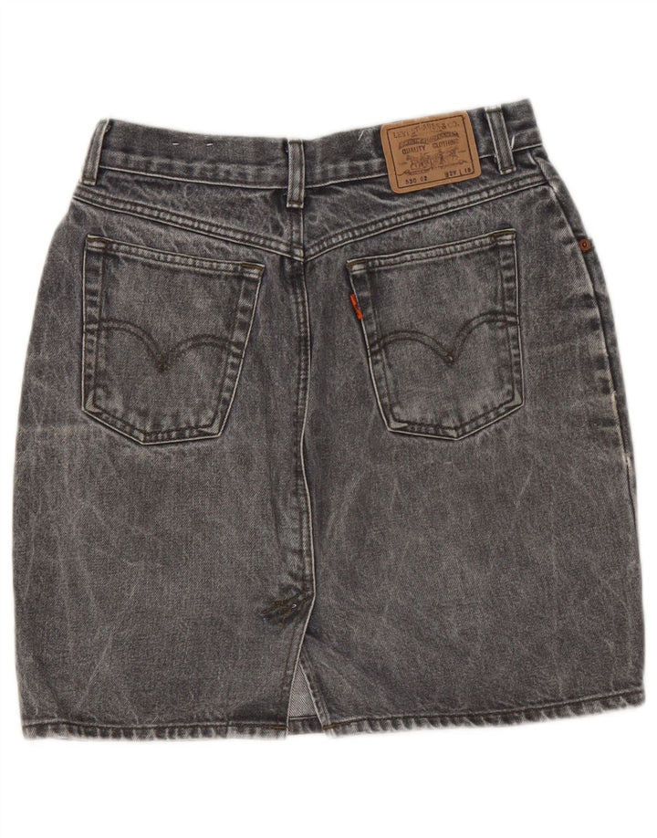 LEVI'S Dame Denim Nederdel W29 Medium Grey