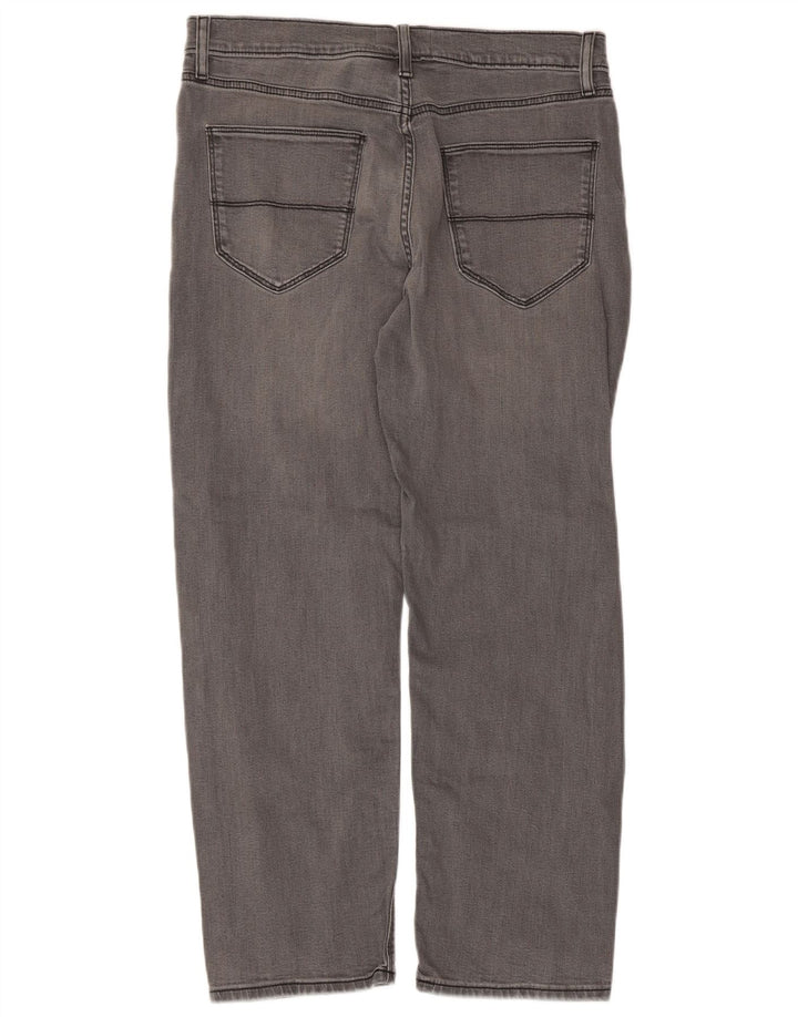 Marks & Spencer Straight Jeans til mænd W32 L29 Grå bomuld