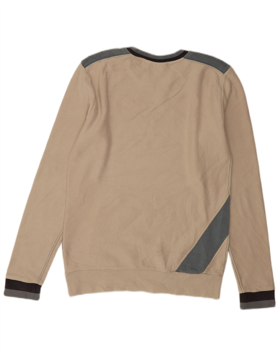 Puma grafisk sweatshirt til mænd, lille off white colourblock