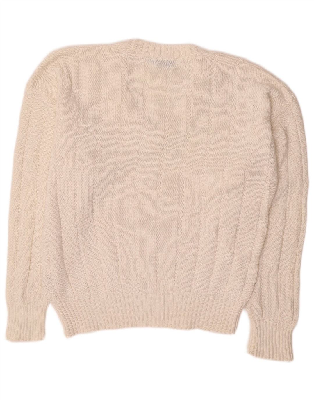 CARRERA Herre V-hals sweater lille hvid bomuld