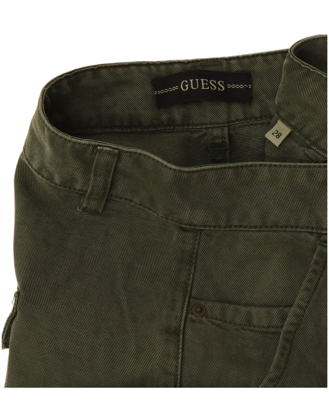 Guess Joggers Cargo Bukser til kvinder W28 L29 Grøn