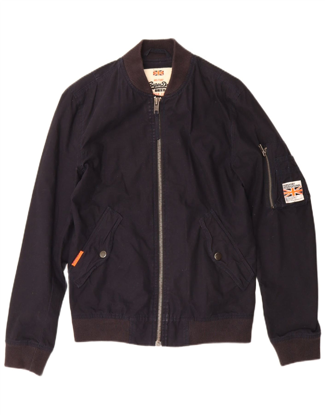 Superdry Bomber Jacket UK 36 Small Navy Blue