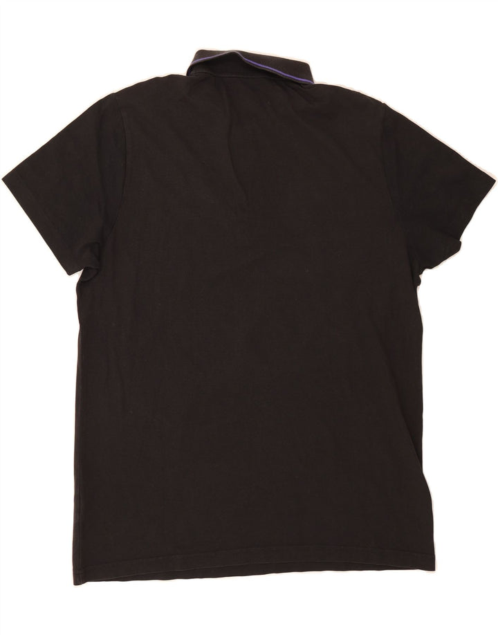 PUMA Mens Polo Shirt XL Black Cotton Vintage Puma and Second-Hand Puma from Messina Hembry 
