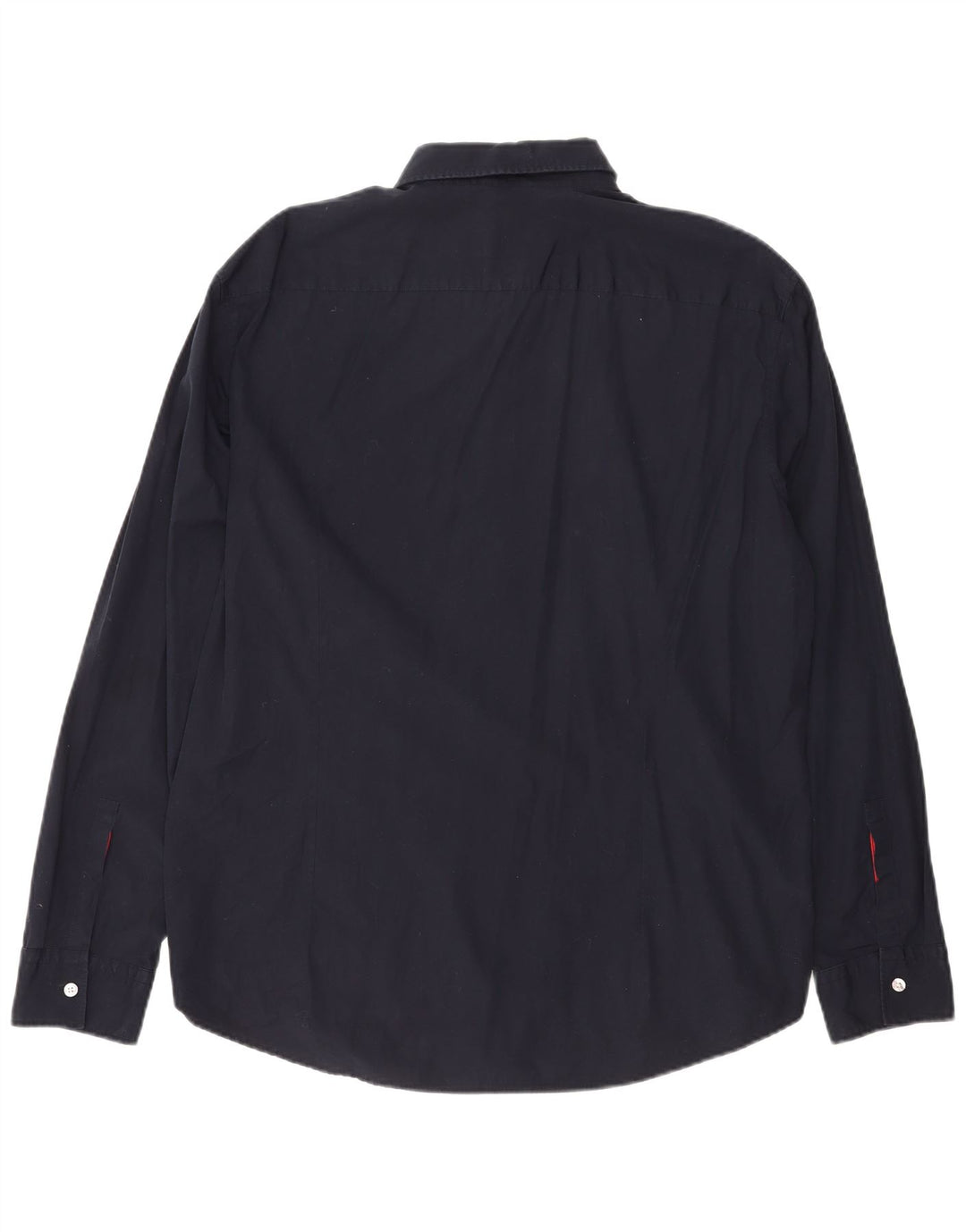 Hugo Boss herre Slim Fit skjorte 2XL marineblå bomuld