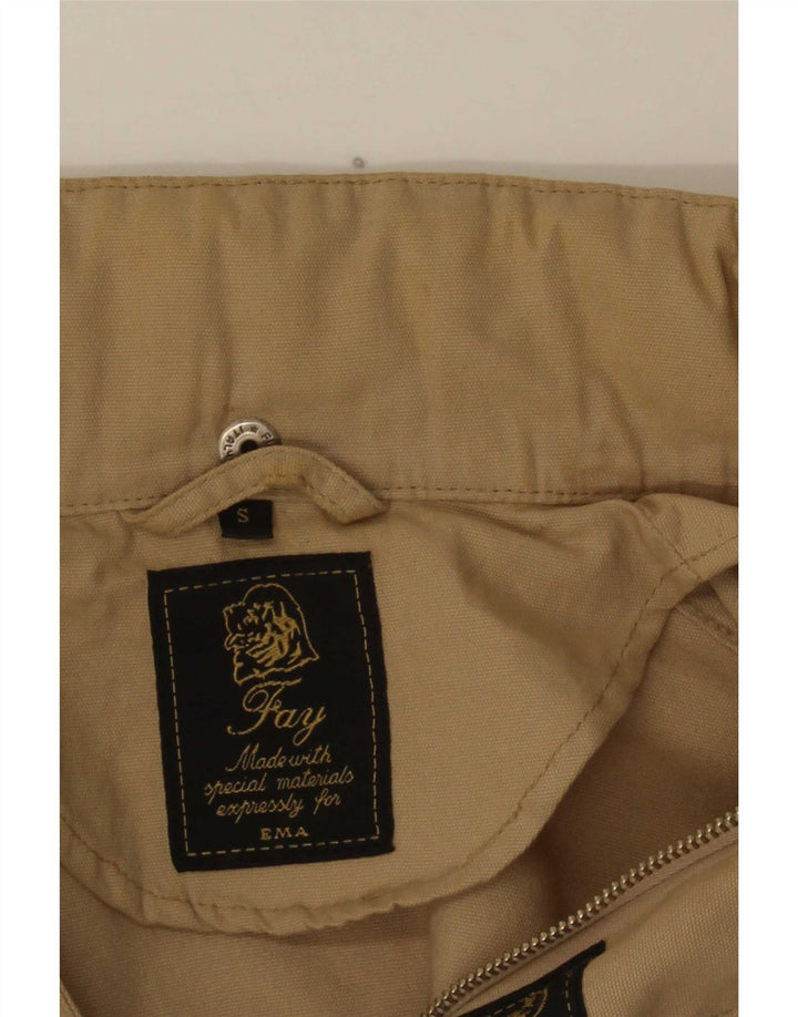 Fay Herre Loose Fit Utility Jacket UK 36 Small Beige