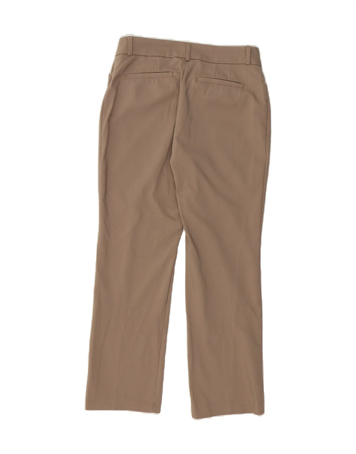 LEE Womens Mid Rise Regular Fit Casual Trousers US 8 Medium W32 L27 Beige Vintage Lee and Second-Hand Lee from Messina Hembry 
