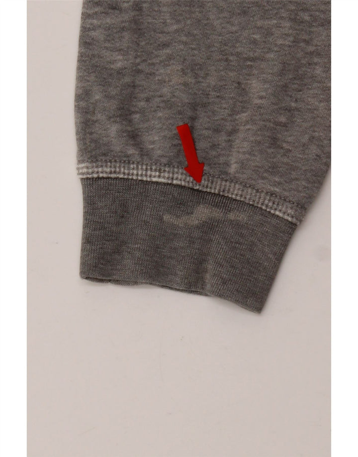 Nike Sweatshirt til mænd, lille grå flækket bomuld