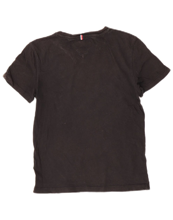 Tommy Hilfiger Pige T-Shirt Top 11-12 År Sort