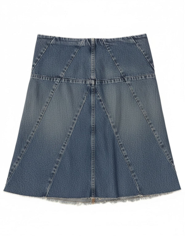 Nautica Dame Denim Nederdel US 6 Medium W30 Blå Bomuld