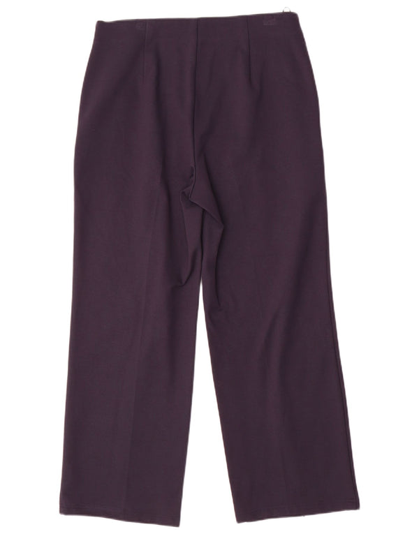 Marks & Spencer Dame Casual Bukser UK 10 Small W28 L26 Navy Blue
