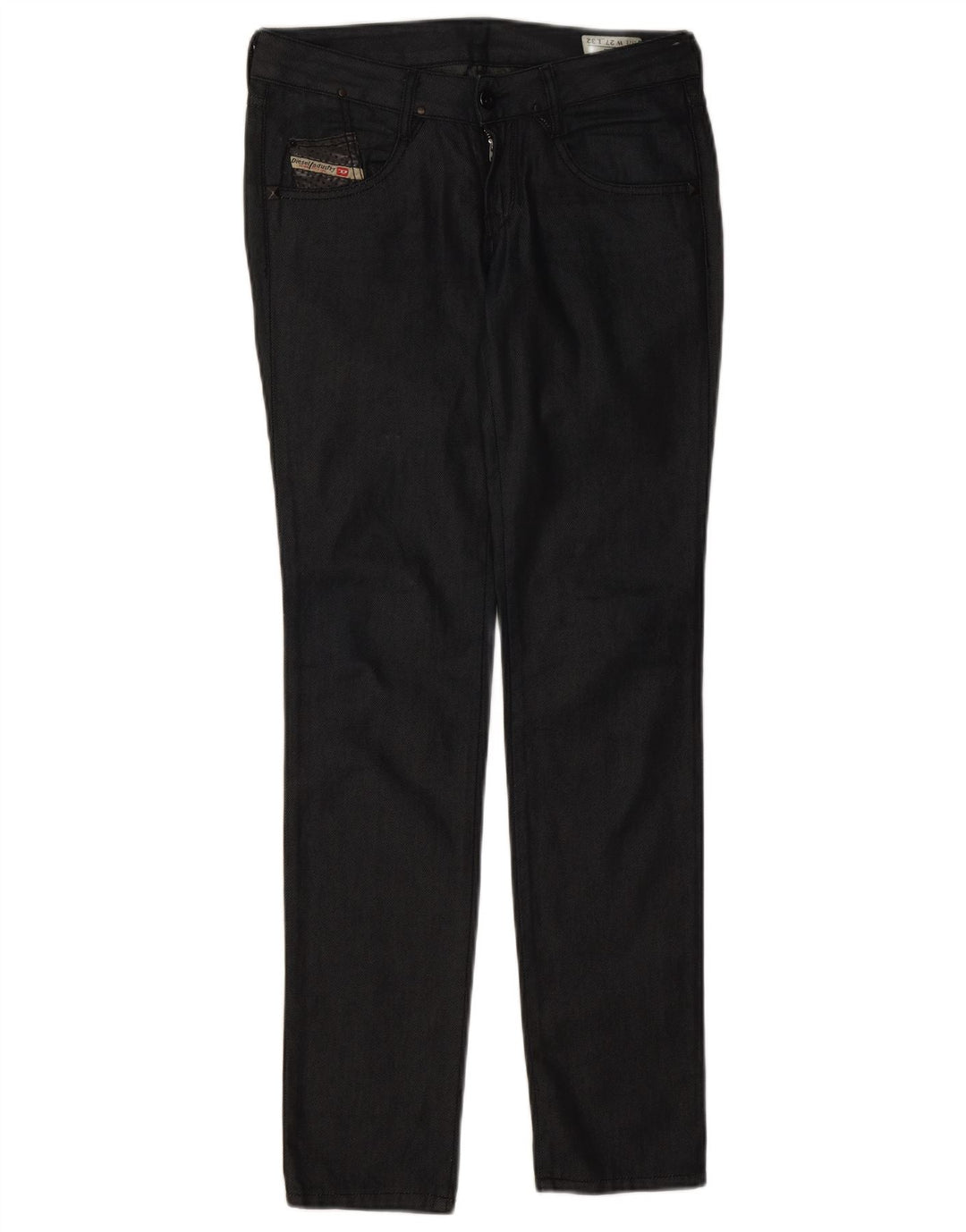 Diesel Dame Crush Slim Jeans W27 L32 Sort Bomuld