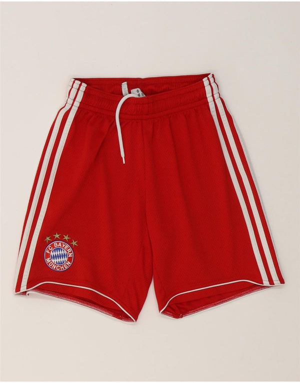 Adidas Mens FC Bayern Munchen Sport Shorts Small Red Polyester