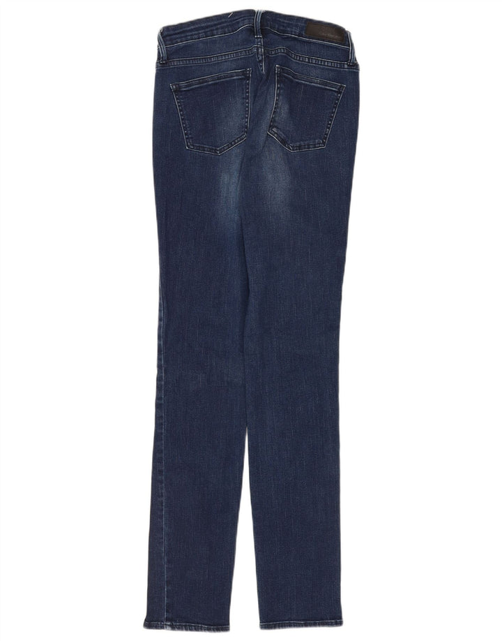 Calvin Klein Dame Slim Jeans US 8 Medium W32 L32 Blå Bomuld