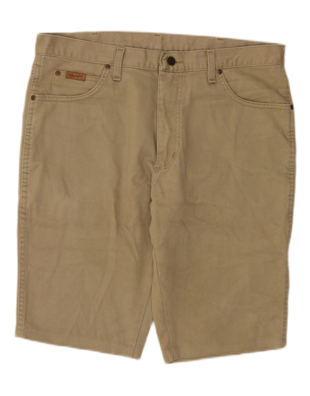 Wrangler Herre Texas Denim Shorts W36 Large Beige Bomuld
