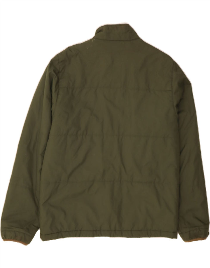 BEN SHERMAN Mens Padded Jacket UK 40 Large Khaki Polyester Vintage Ben Sherman and Second-Hand Ben Sherman from Messina Hembry 