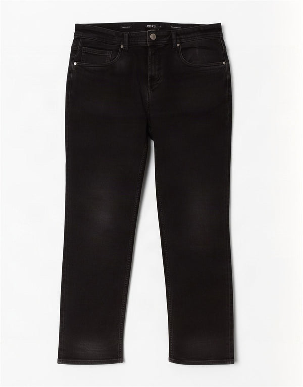 Dacks Herre Regular Fit Straight Jeans IT 54 2XL W36 L28 Sort