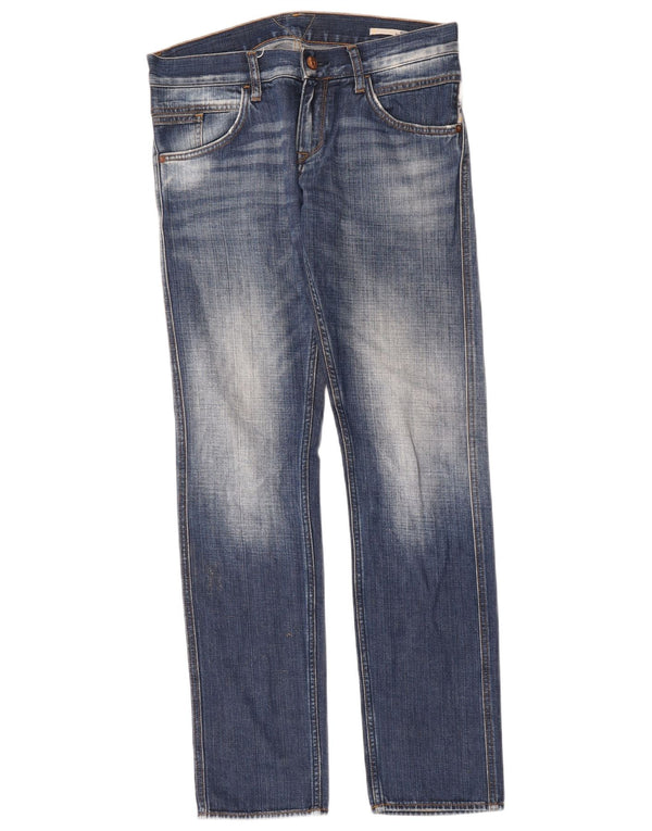 Meltin' Pot Herre kæreste Fit Straight Jeans W32 L31 Blå Bomuld