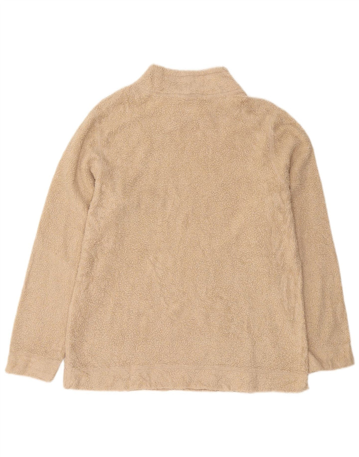 L.L.Bean Fleecetrøje til kvinder UK 14 Medium Beige Akryl
